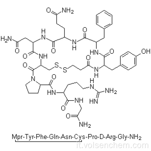 Desmopressin 16679-58-6 Un Vasopressina agonista del recettore